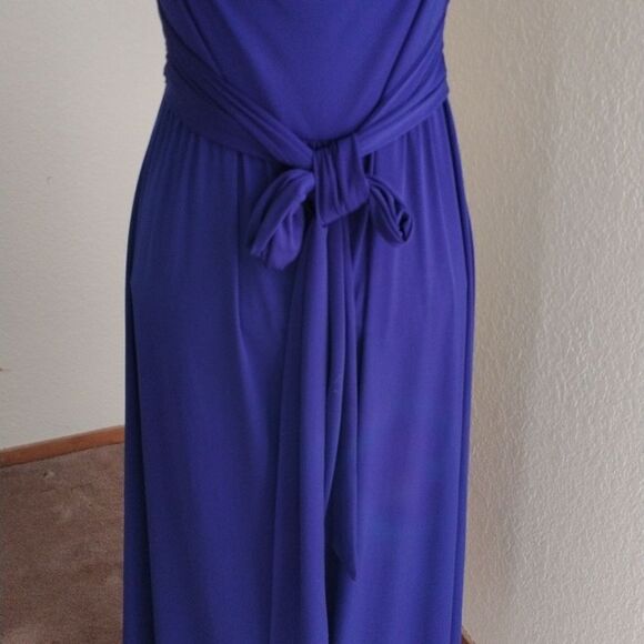 Kohls Blue Knit Dressy Dress - Picture 5 of 8